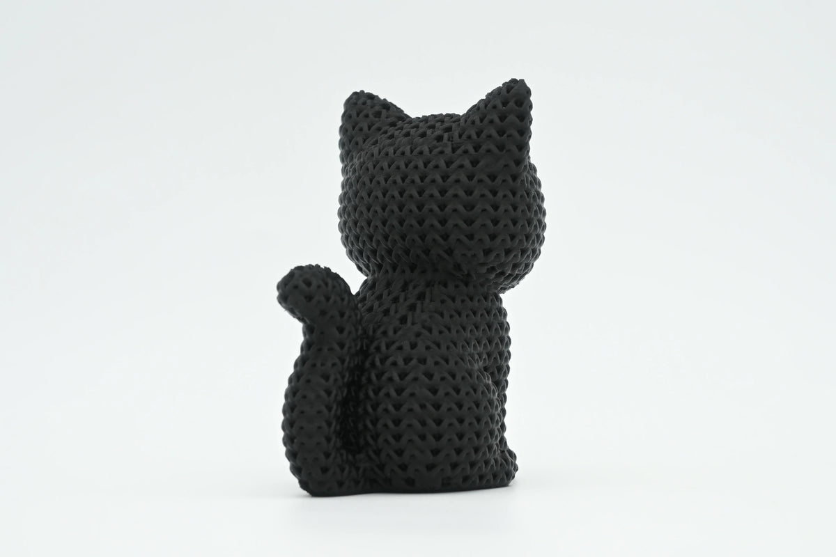 Pletená figúrka Black Cat Halloween