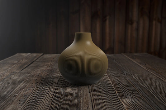 Textured Vase – jemne štruktúrovaná okrúhla váza