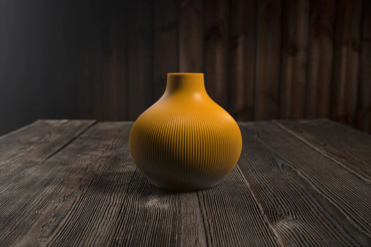 Textured Vase – jemne štruktúrovaná okrúhla váza