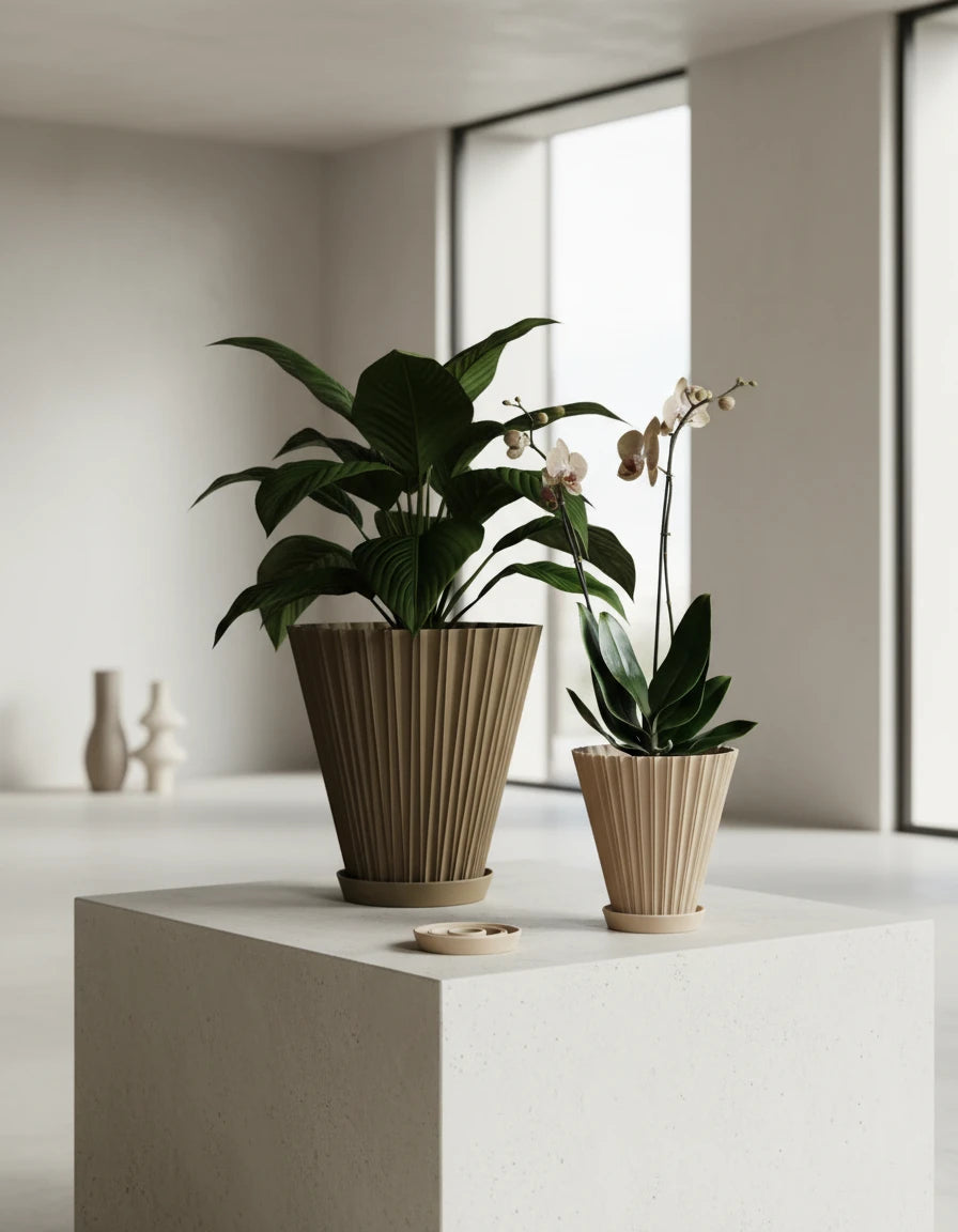 Kvetináč Scandi-Style Fluted
