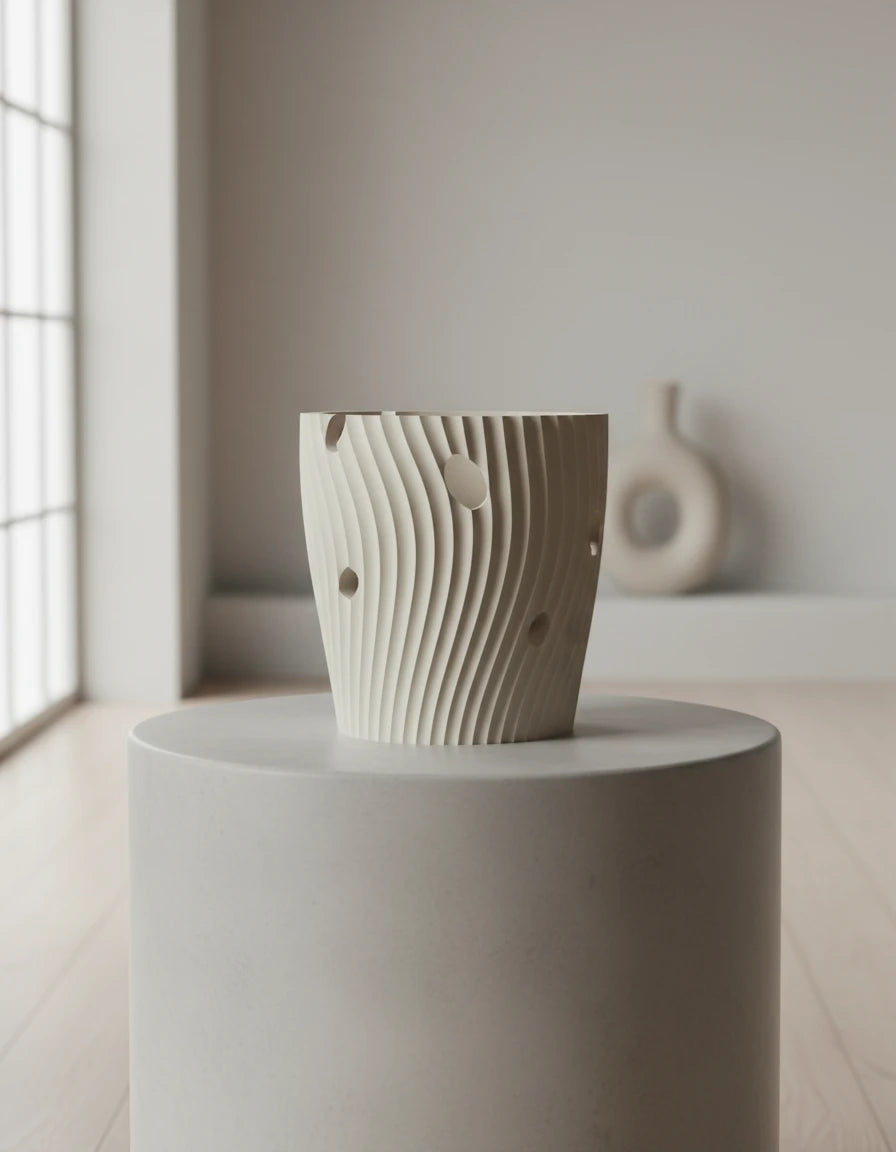 Kvetináč Scandi-Style Rippled