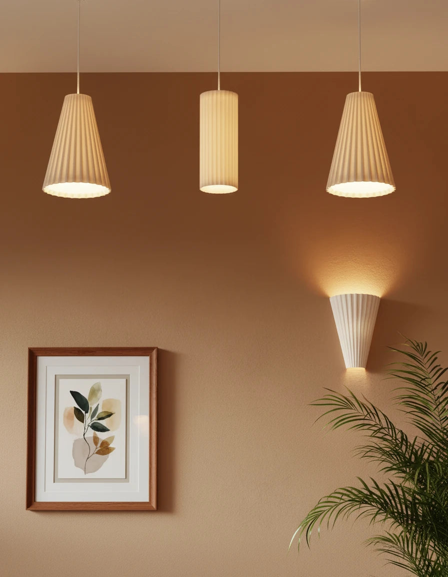 Svietidlo Scandi-Style Fluted