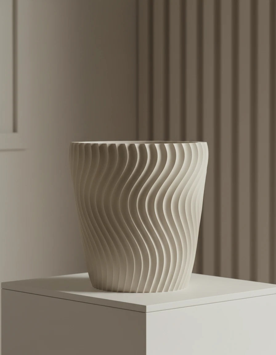 Kvetináč Scandi-Style Rippled