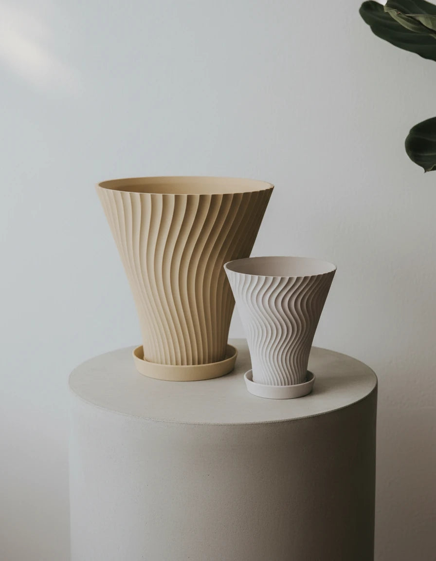 Kvetináč Scandi-Style Rippled