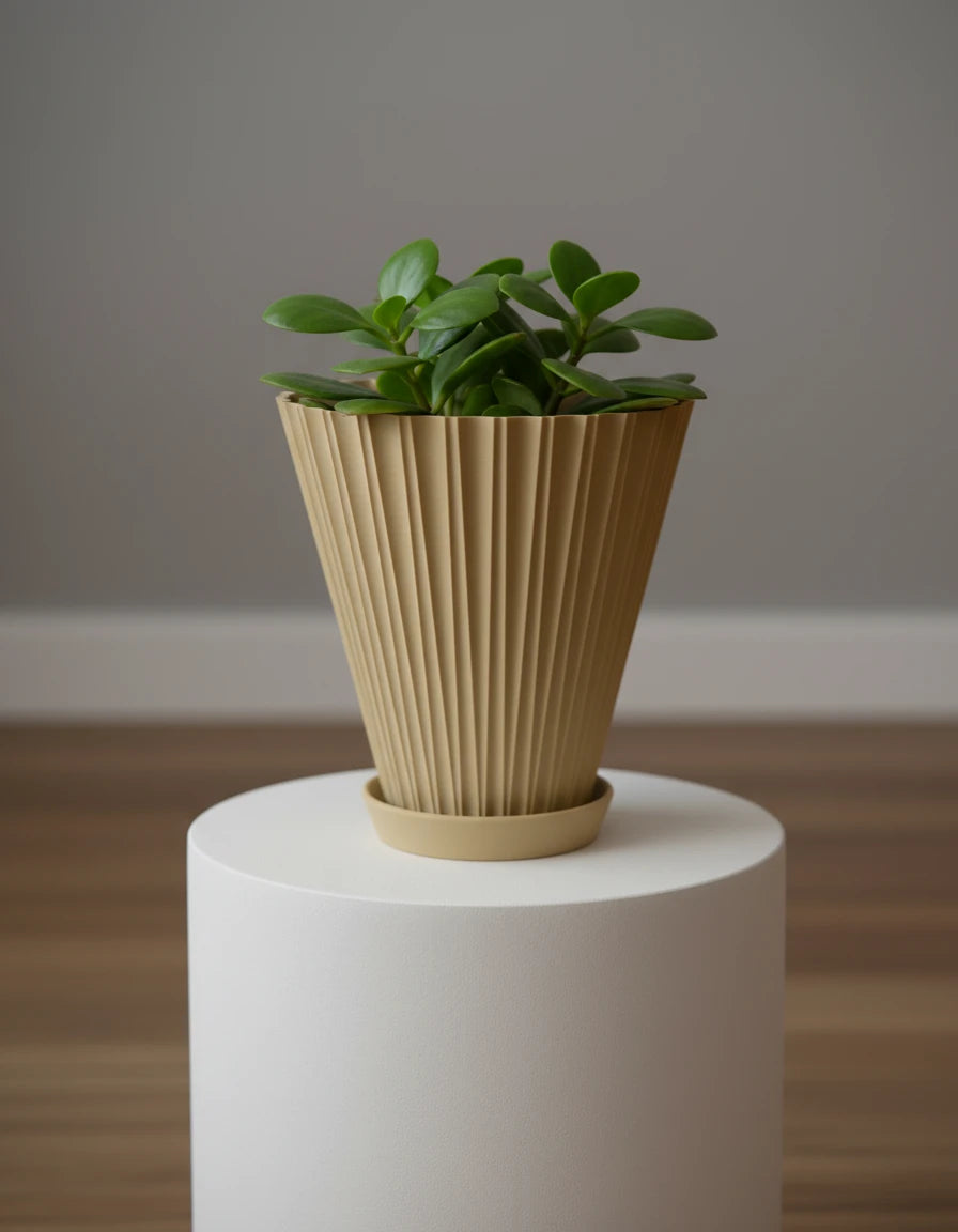 Kvetináč Scandi-Style Fluted