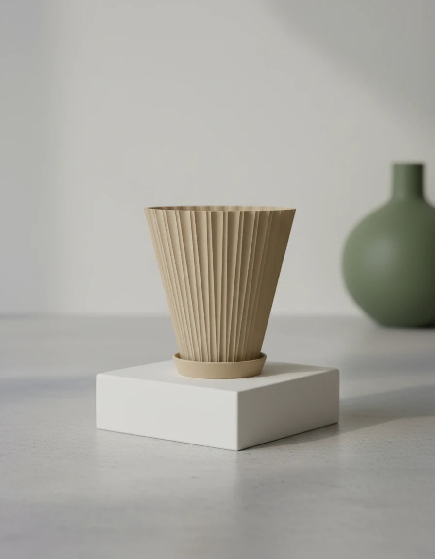 Kvetináč Scandi-Style Fluted