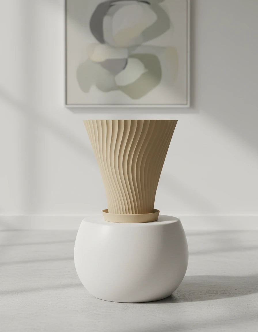Kvetináč Scandi-Style Rippled