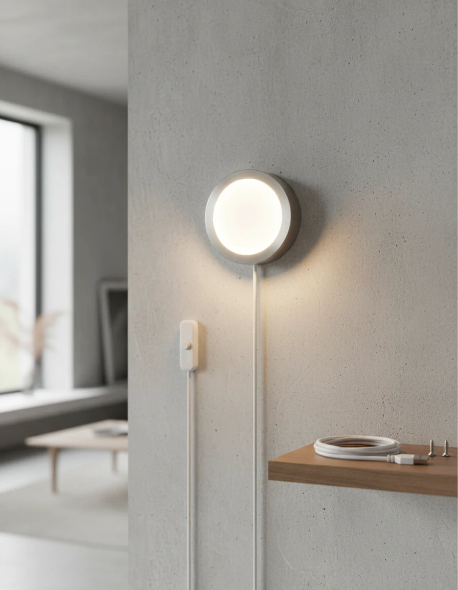 USB LED modul pre 3D tlačené lampy a dekorácie – teplá biela, 5V / 3W – dizajnová 3D lampa od Printhia, pohľad 1