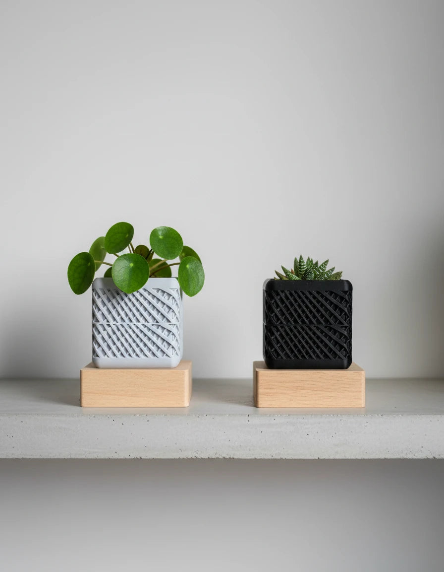 qube · planter