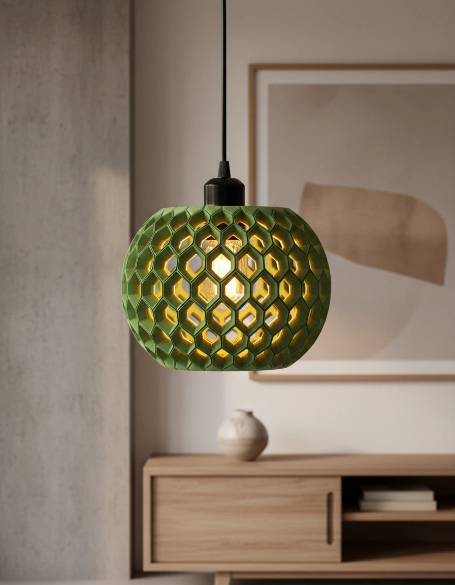 Závesná lampa Hexa