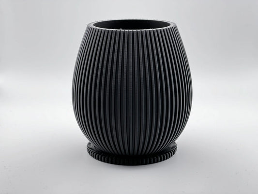 planter with vertical pattern