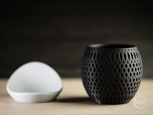 vertex · planter with wrap around plate