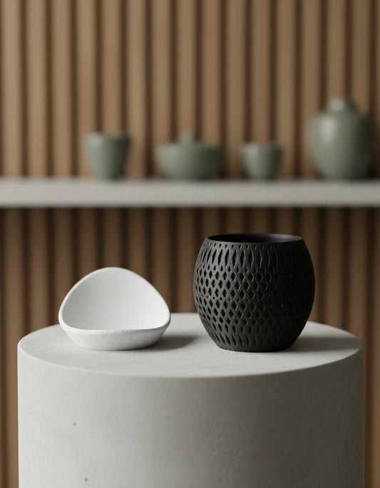 vertex · planter with wrap around plate
