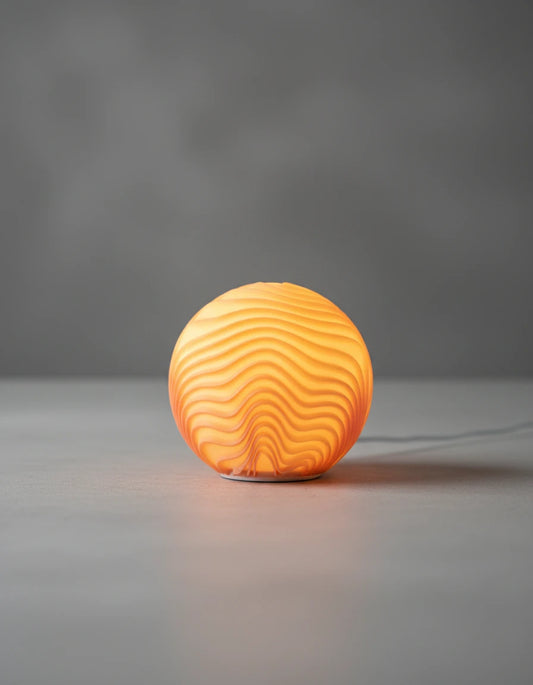 Leora Dune Sphere Lampa – organická 3D lampa LEORA od Printhia, pohľad 2