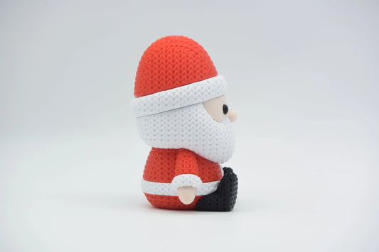 Pletený sediaci Santa Claus
