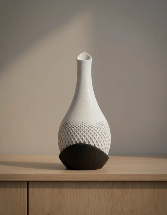 polygon vase · wrap around plate