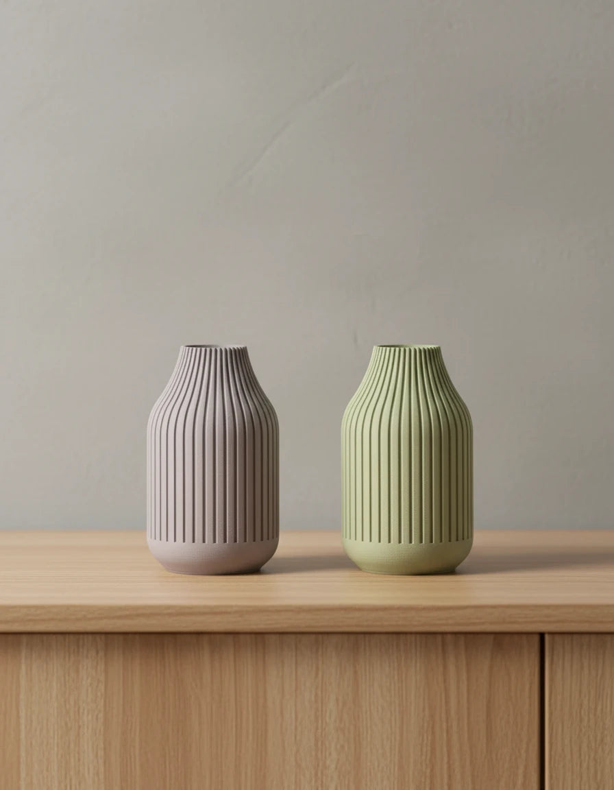 strata · vase