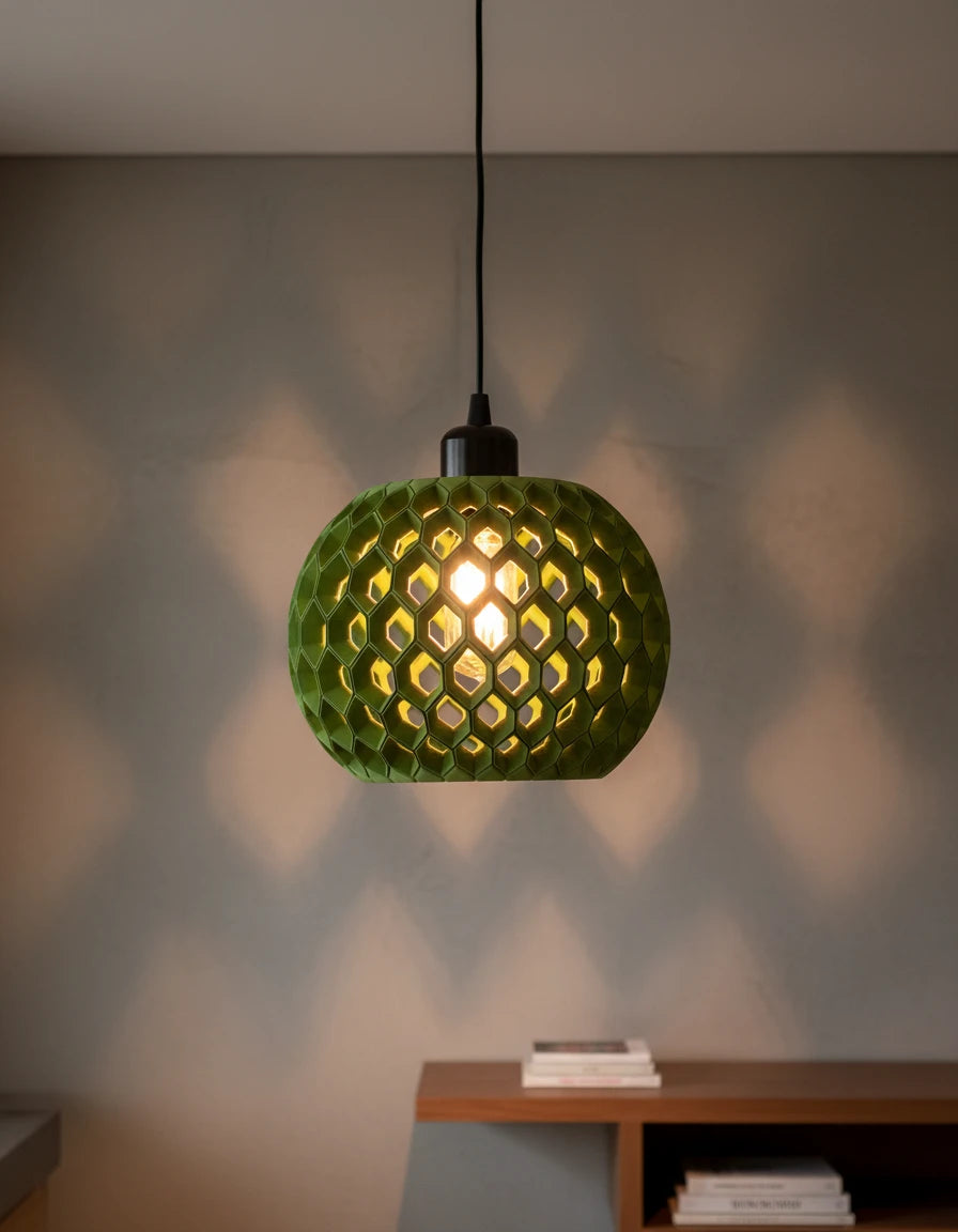 Závesná lampa Hexa