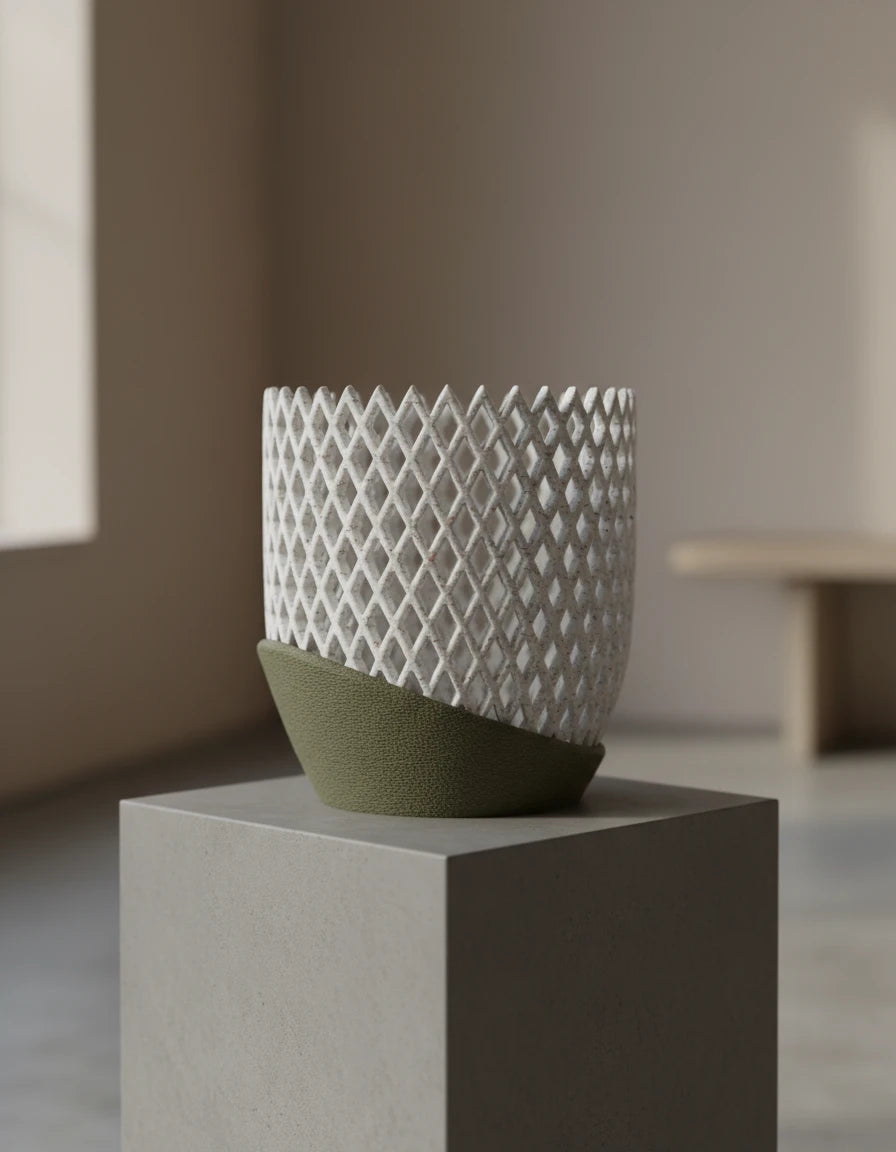 polygon · orchid planter