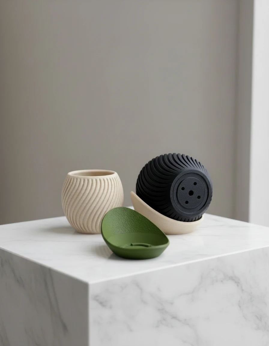 wavy planter · wrap around plate
