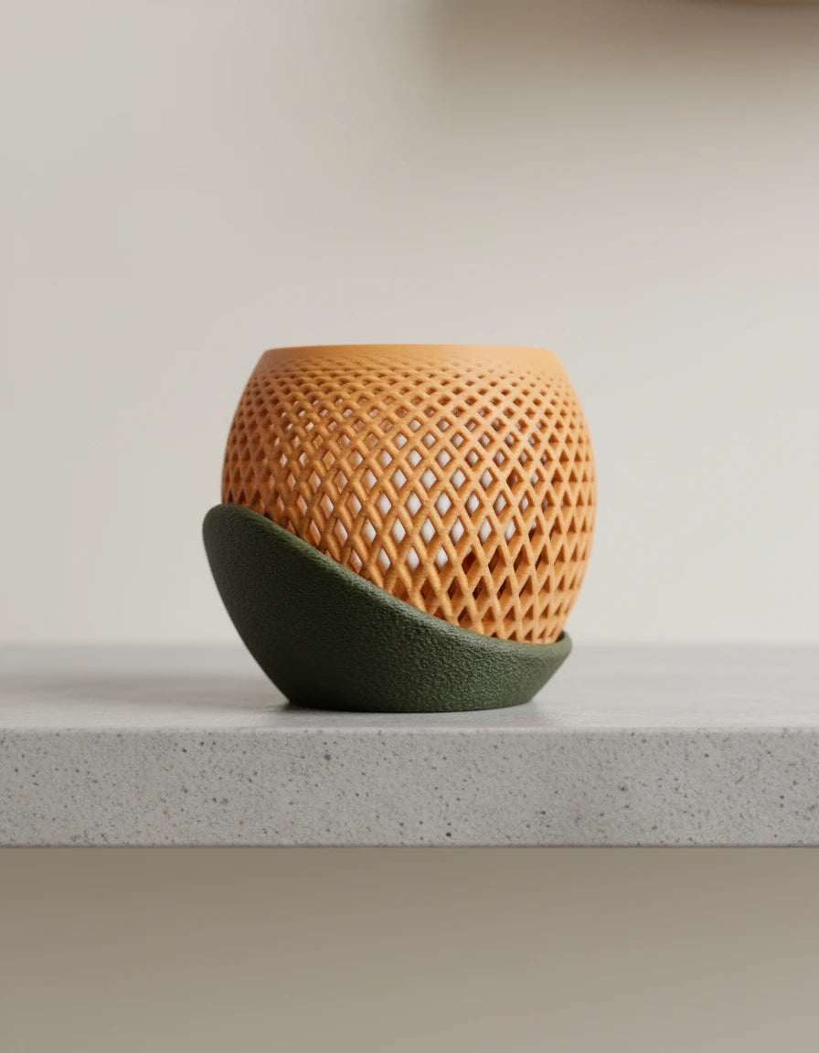 polygon · orchid planter