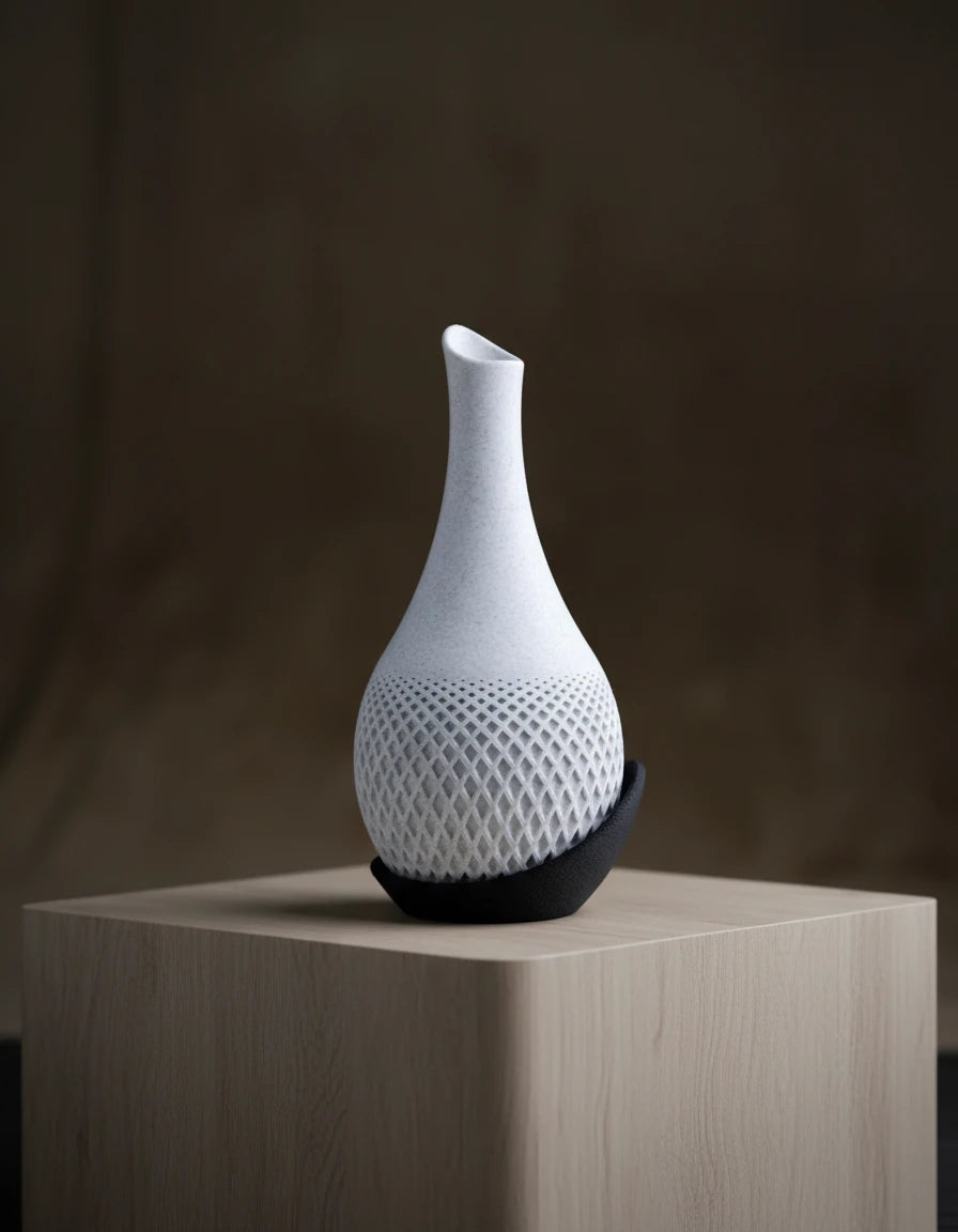 polygon vase · wrap around plate
