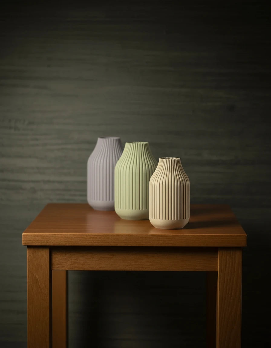 strata · vase
