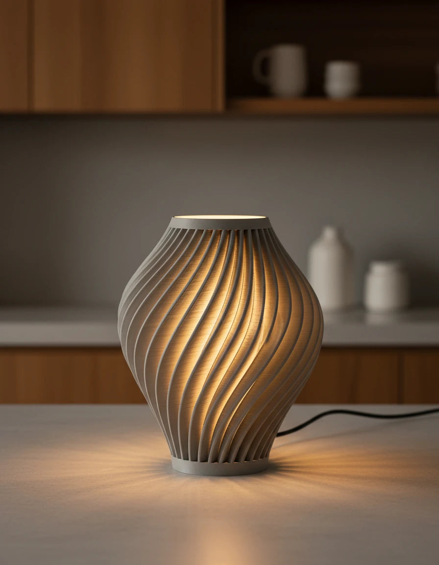Závesná lampa Ridged