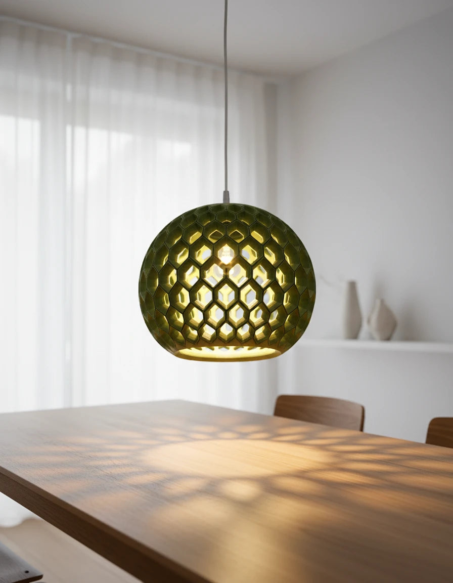 Závesná lampa Hexa