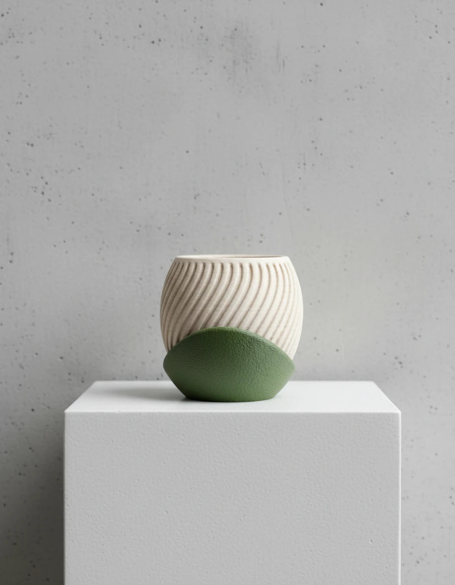 wavy planter · wrap around plate