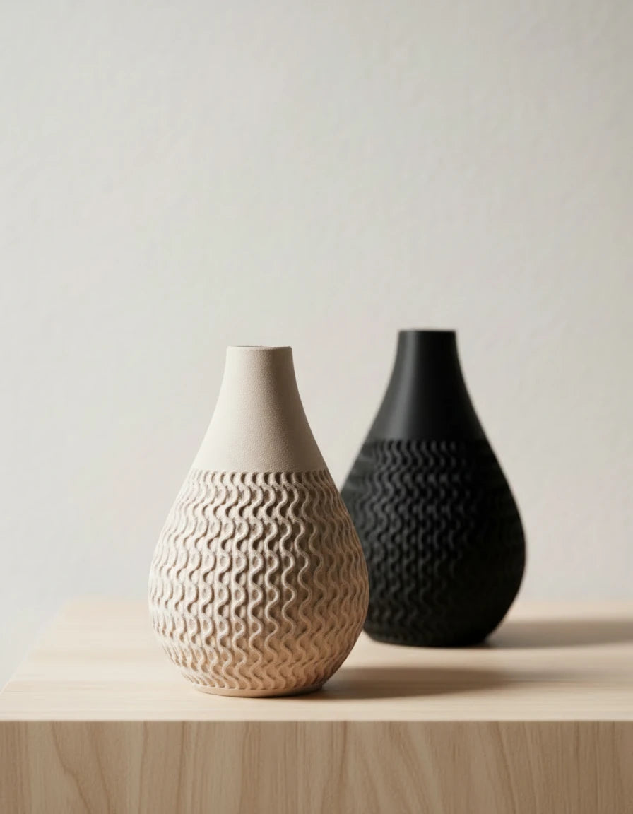 echo · vase