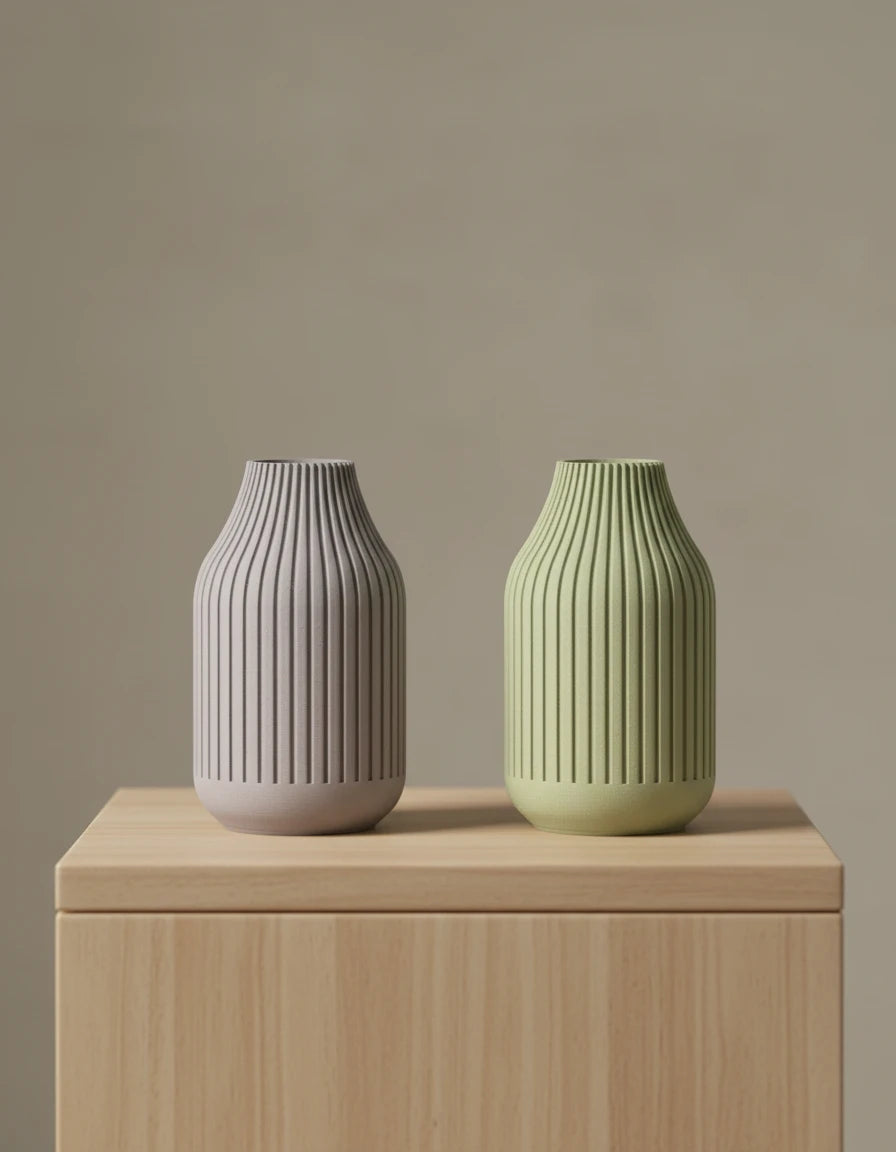 strata · vase