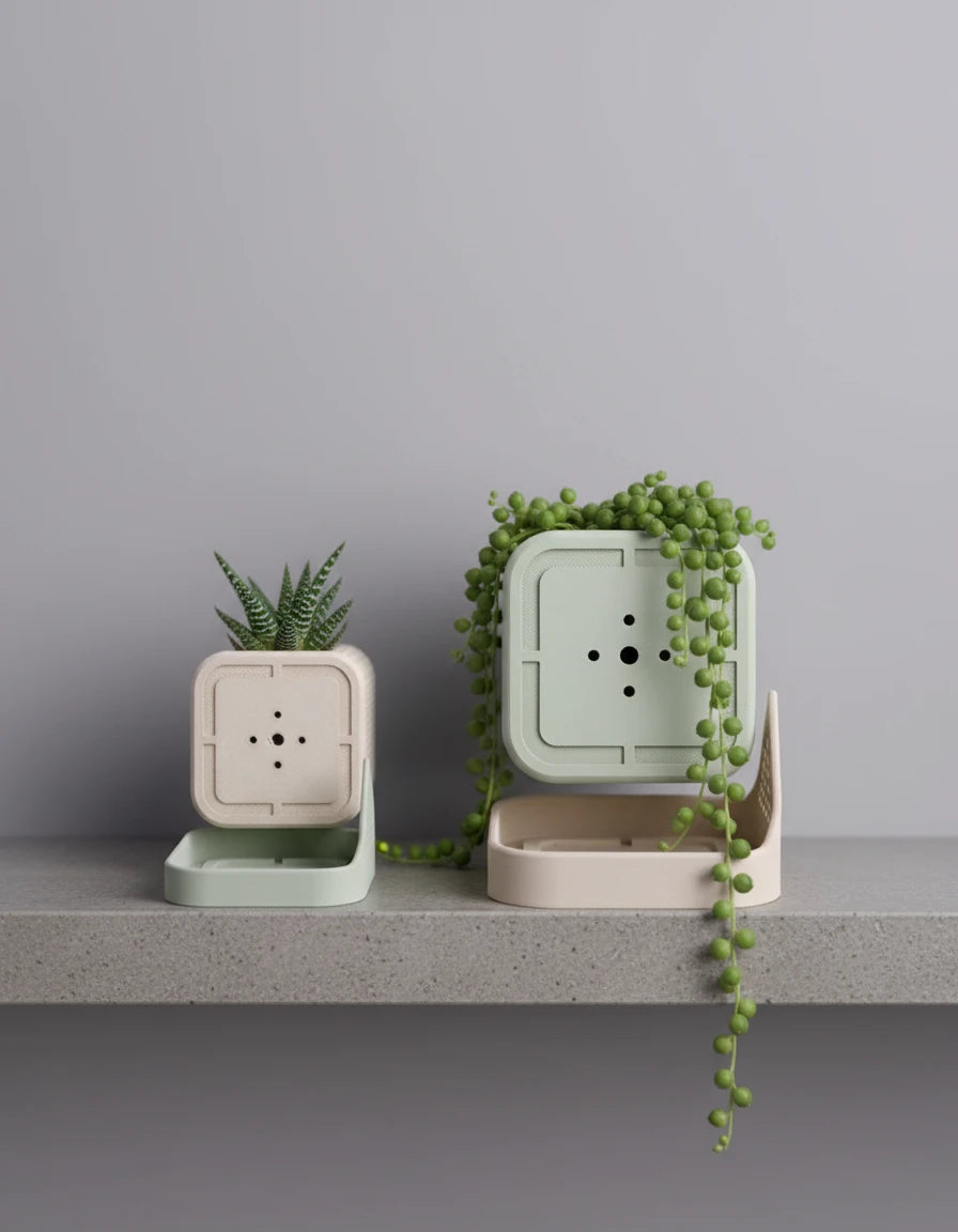 squared polygon planter · polygon plate