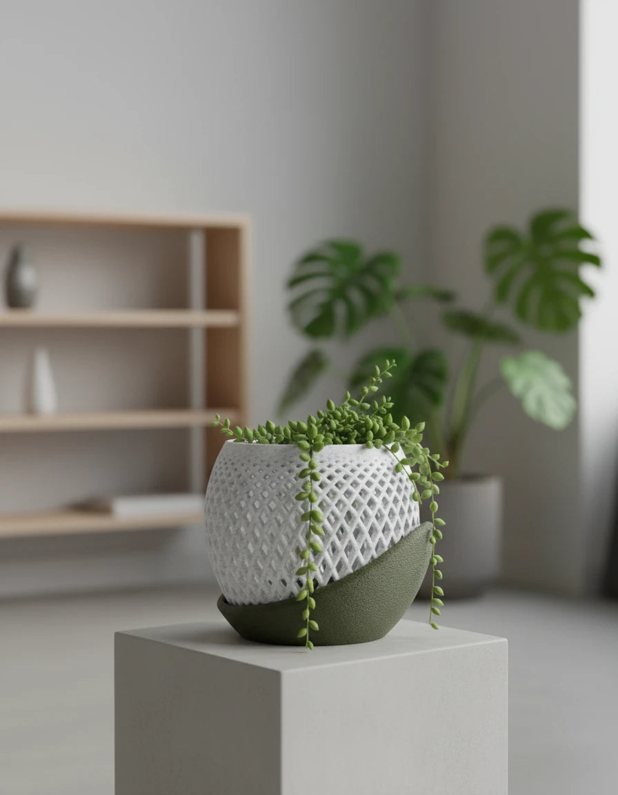 polygon · orchid planter