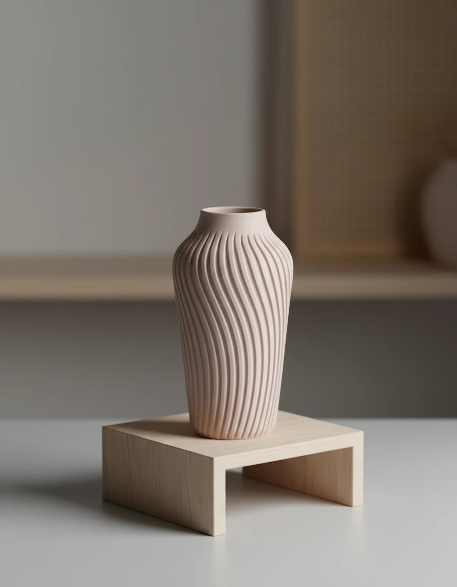 radiate · vase