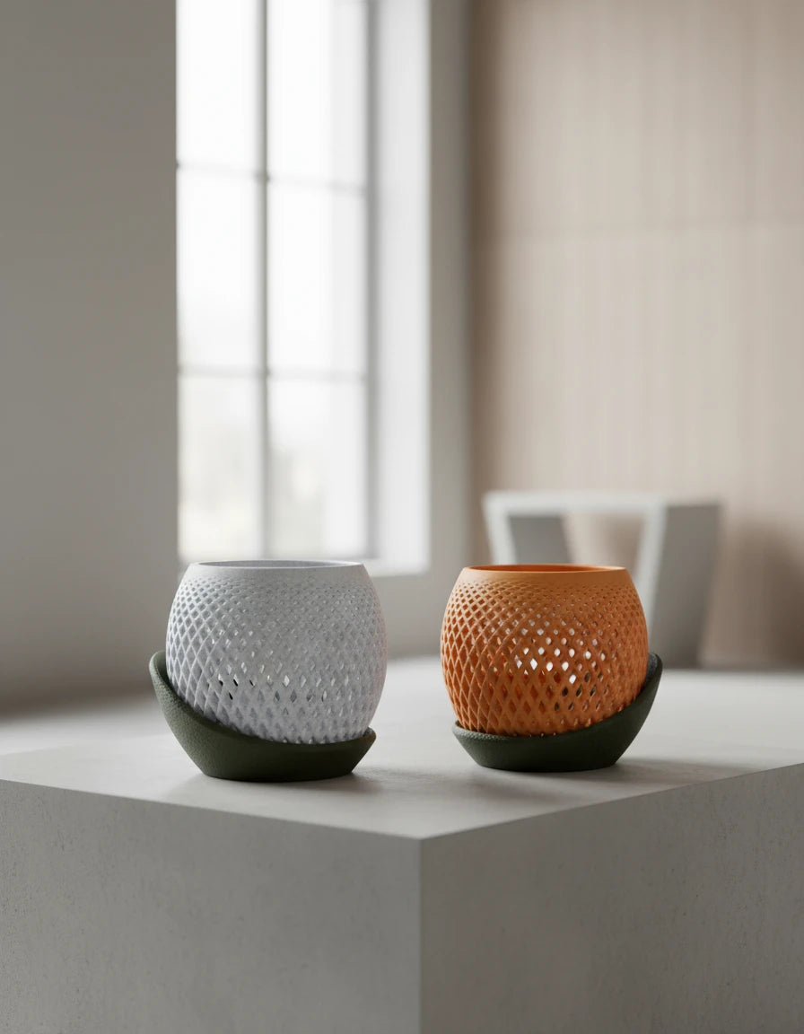 polygon · orchid planter