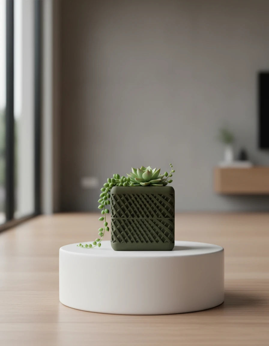 qube · planter