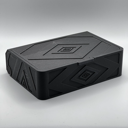 hinged box with pattern