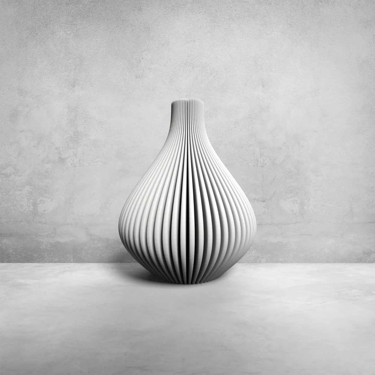 Serenity Wave – rebrovaná dekoratívna váza