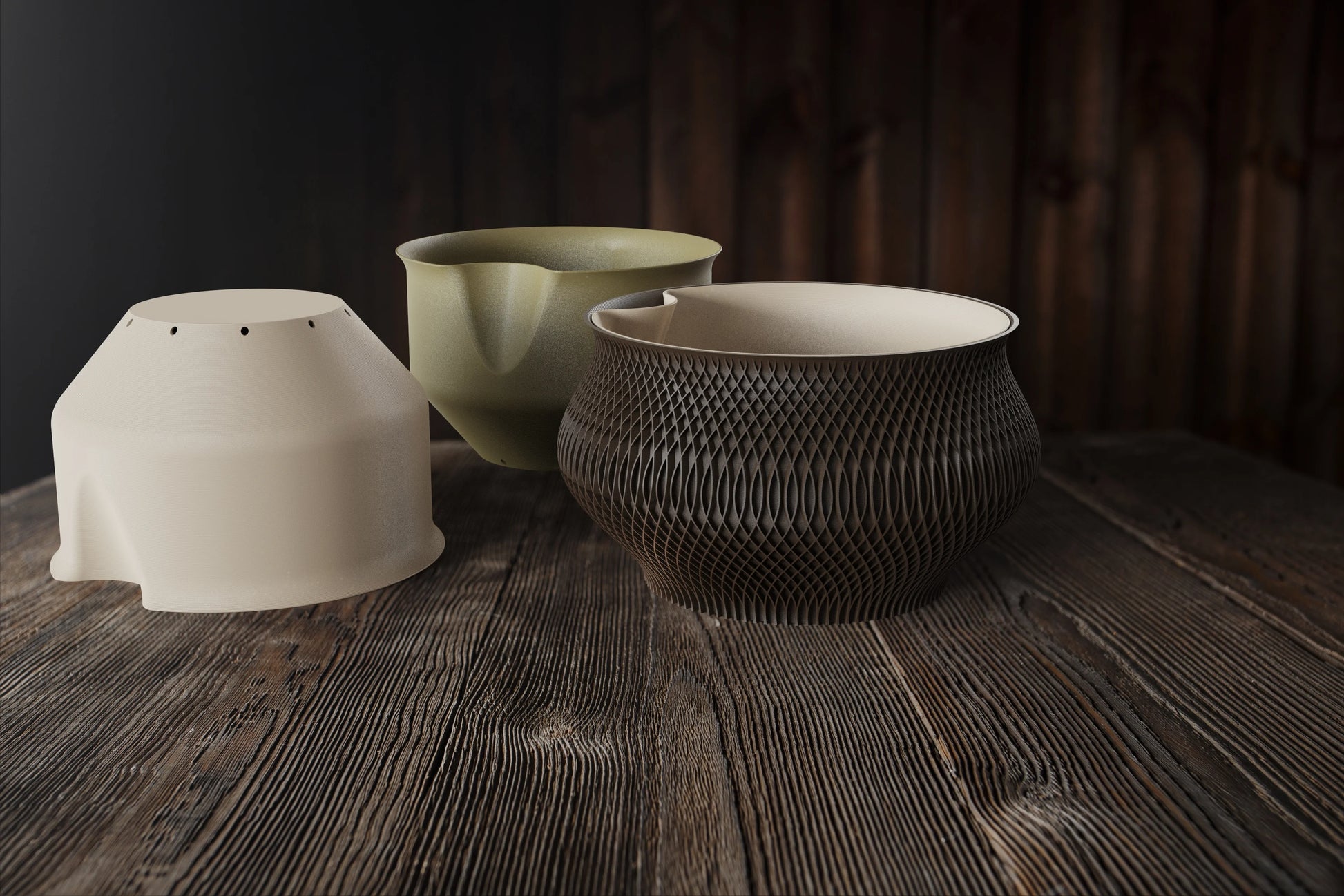 Woven Texture – pletený kvetináč s vložkou