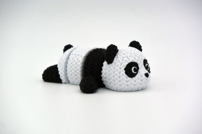 Pletená pohyblivá panda