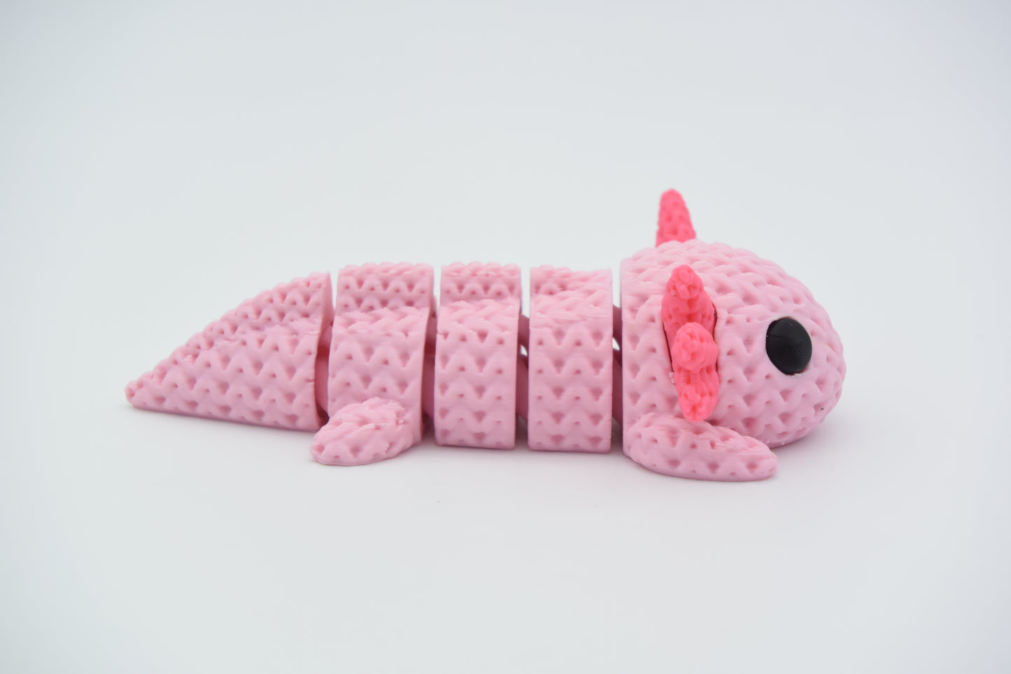 Pletený pohyblivý axolotl