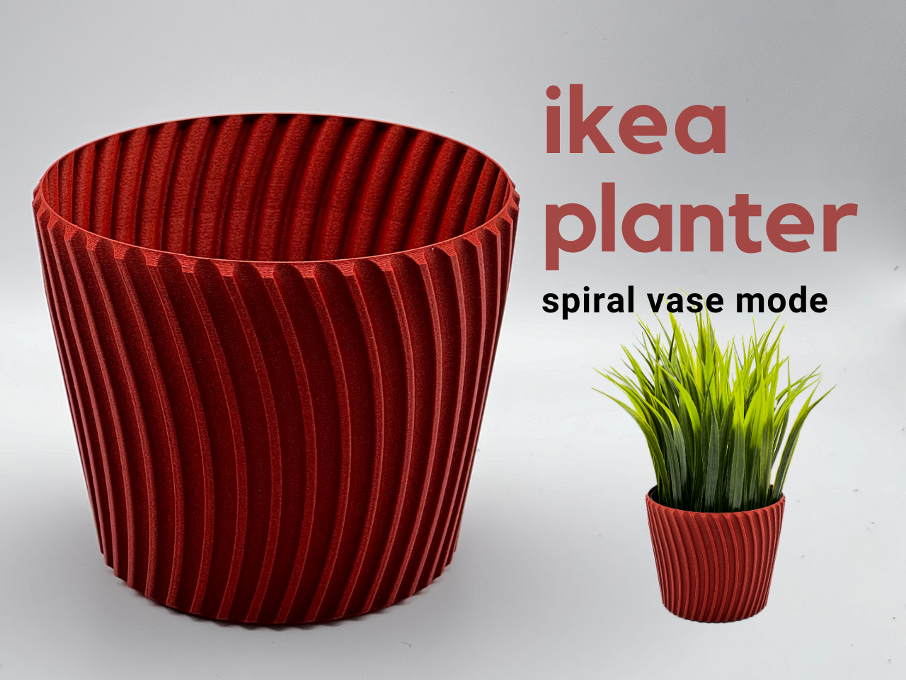 vase for ikea's FEJKA artificial plant