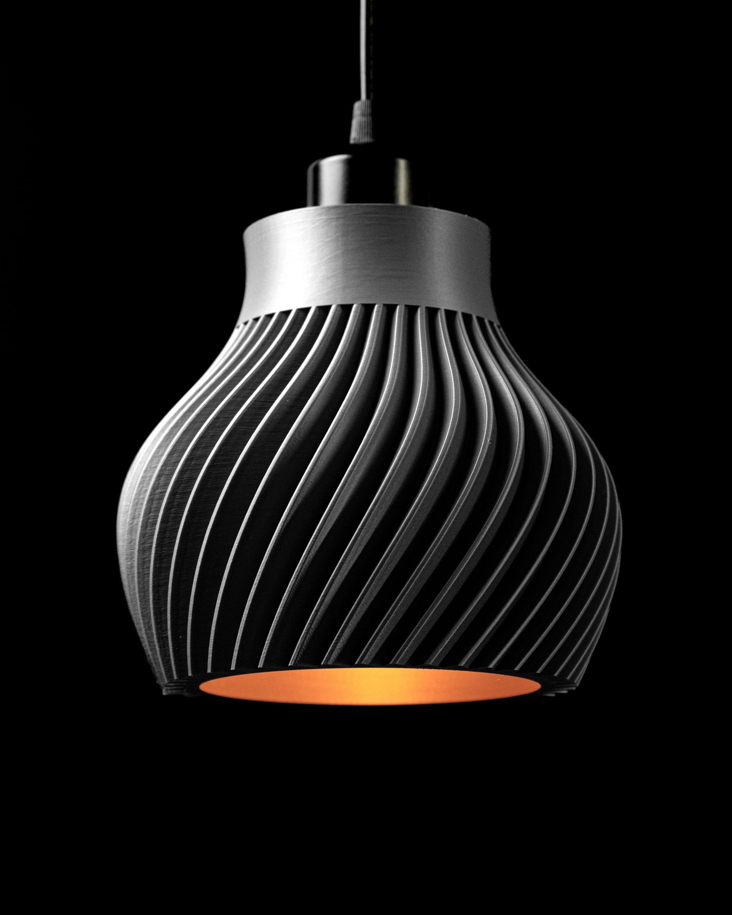 Závesná lampa Ridged