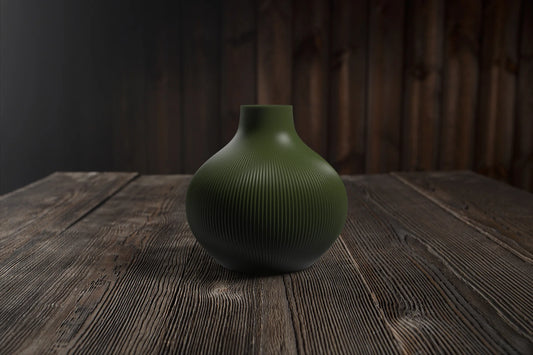 Textured Vase – jemne štruktúrovaná okrúhla váza