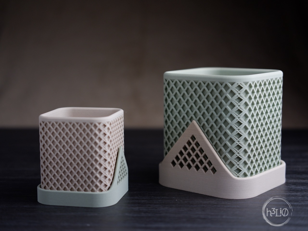 squared polygon planter · polygon plate