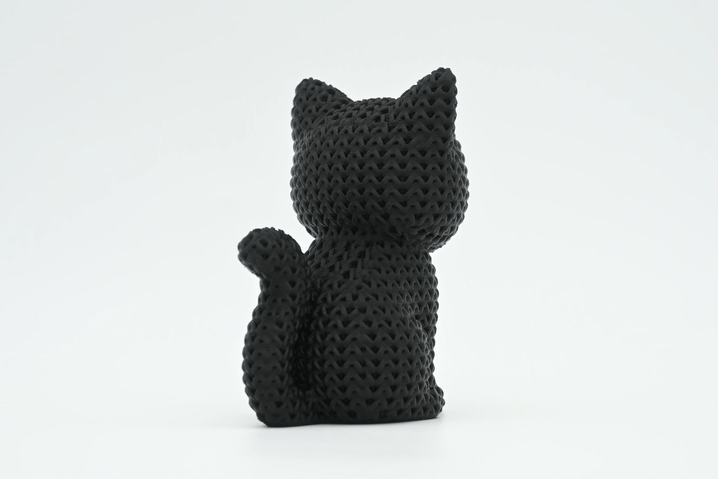 Pletená figúrka Black Cat Halloween