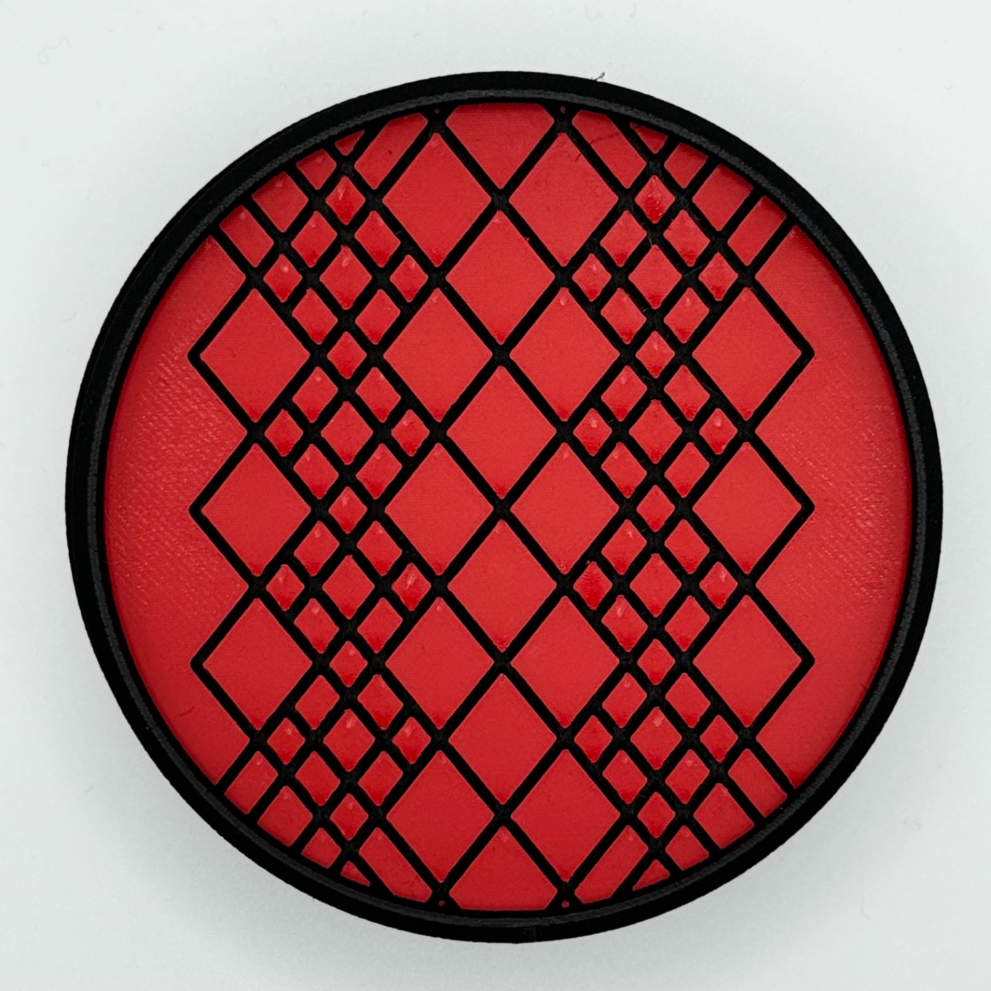 stackable coasters with pattern design