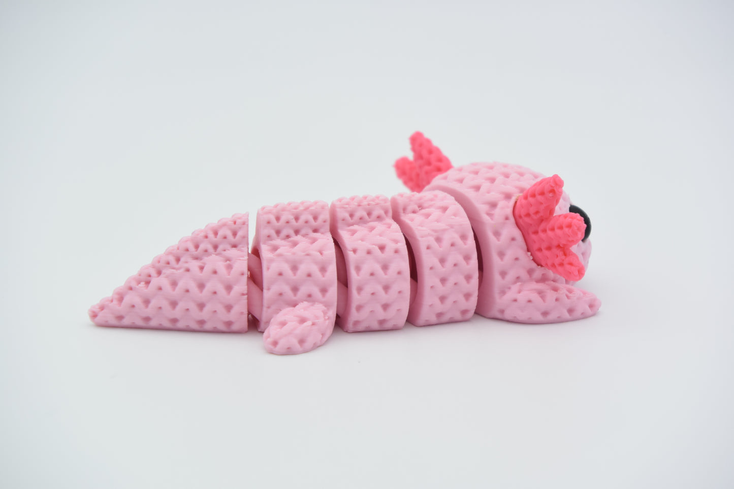 Pletený pohyblivý axolotl
