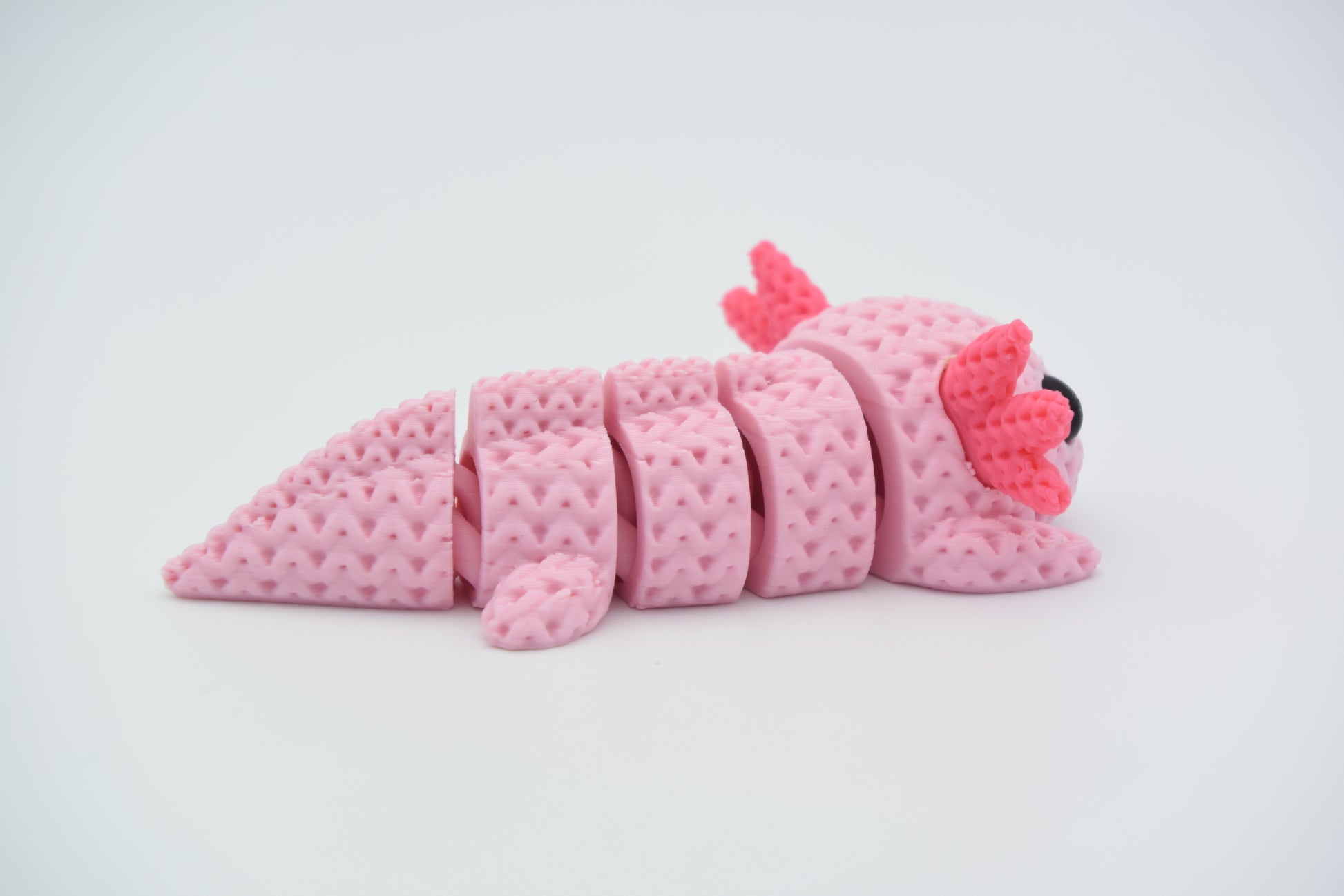 Pletený pohyblivý axolotl